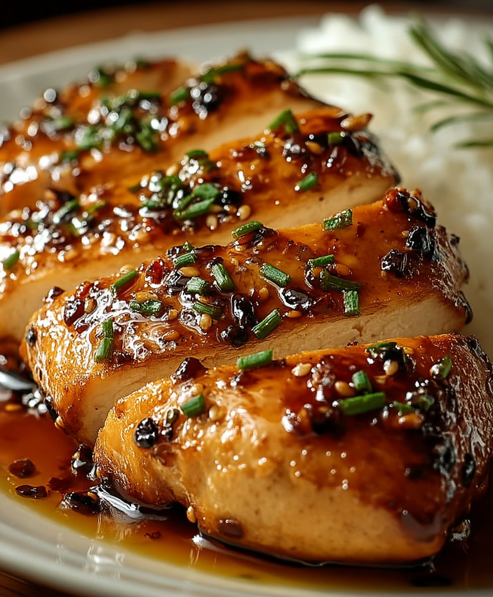 Honey garlic chicken