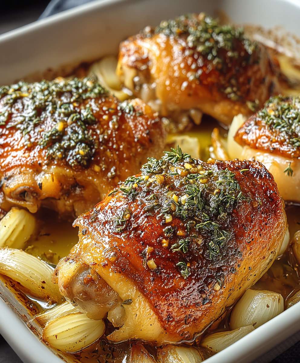 Garlic Chicken Oven Roasted