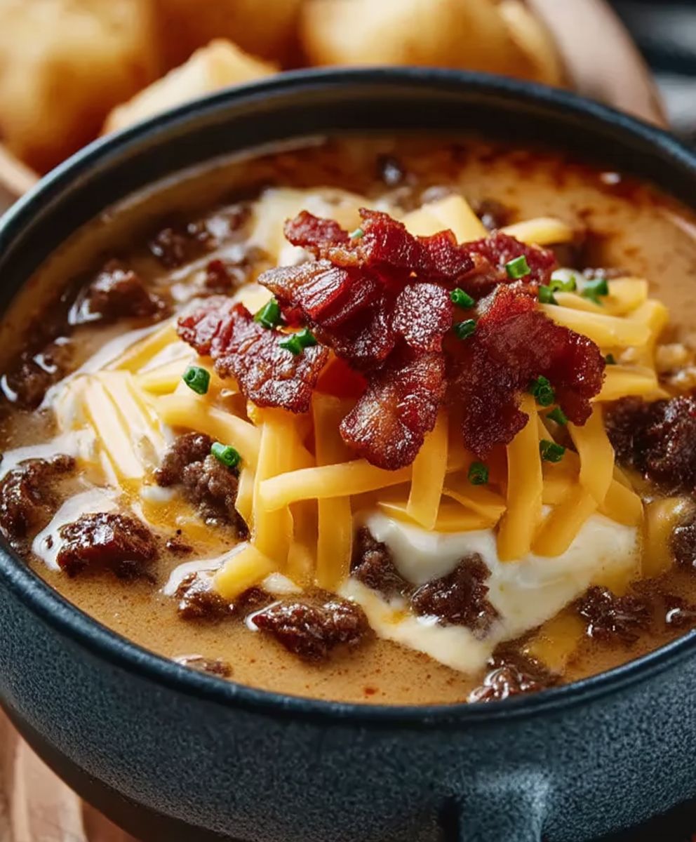 Bacon Cheeseburger Soup