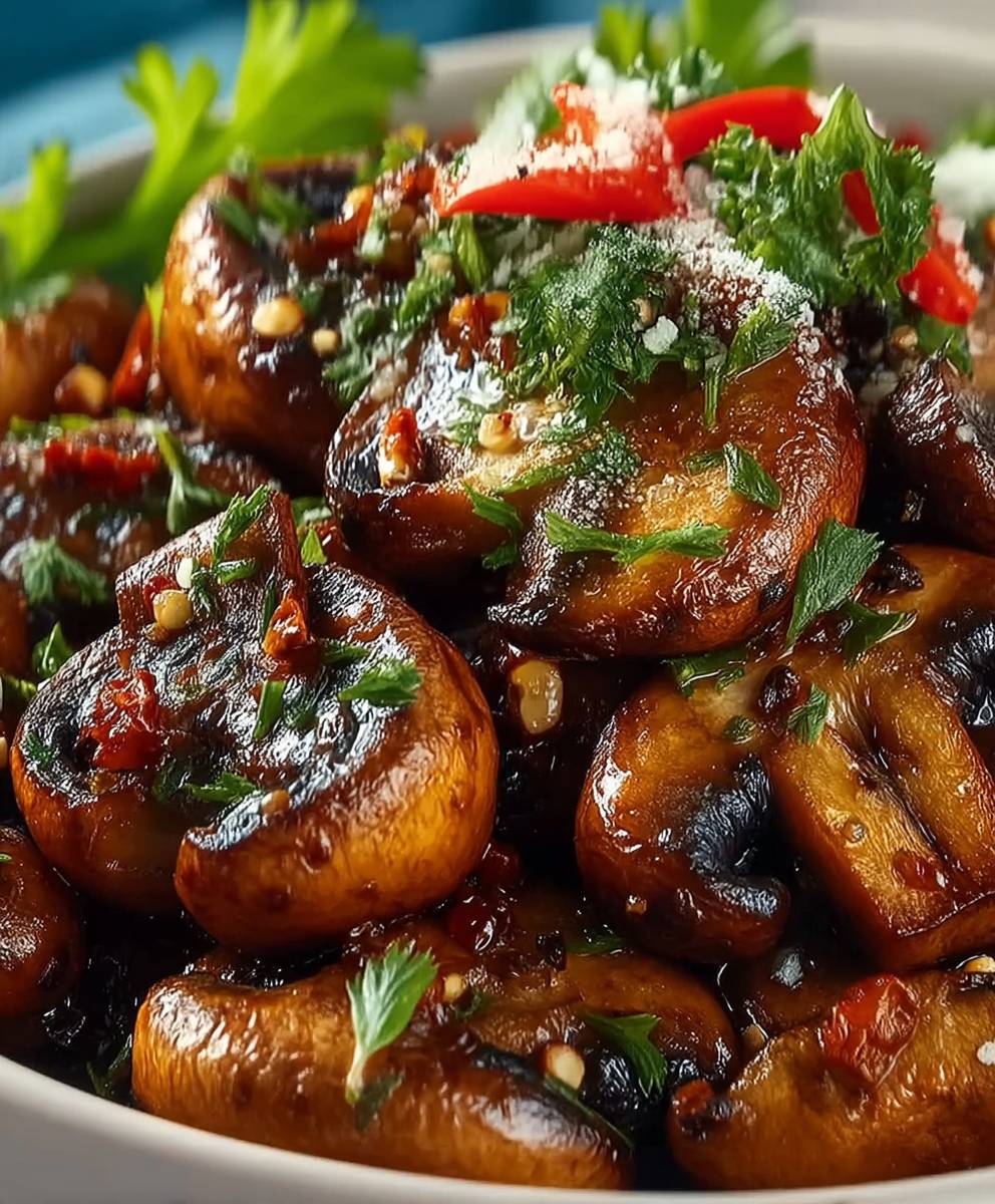 Chili Garlic Mushroom