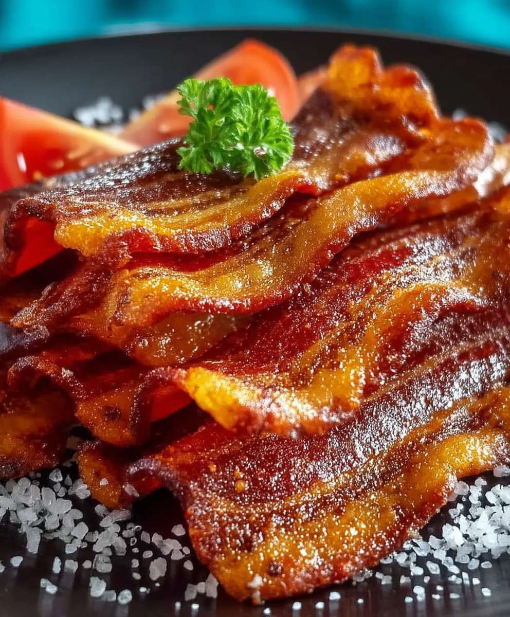 Vegan rice paper bacon