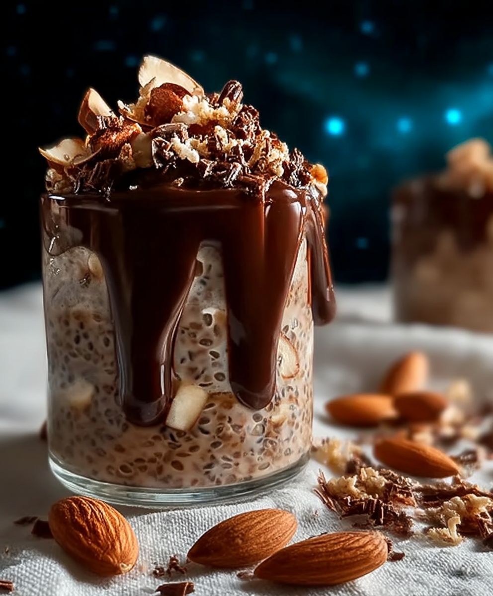 Almond Joy overnight oats