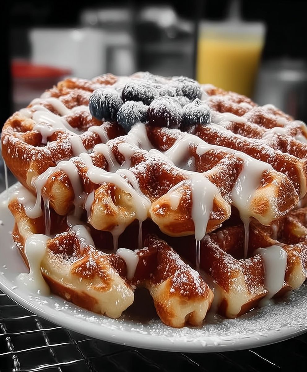 Cinnamon waffles