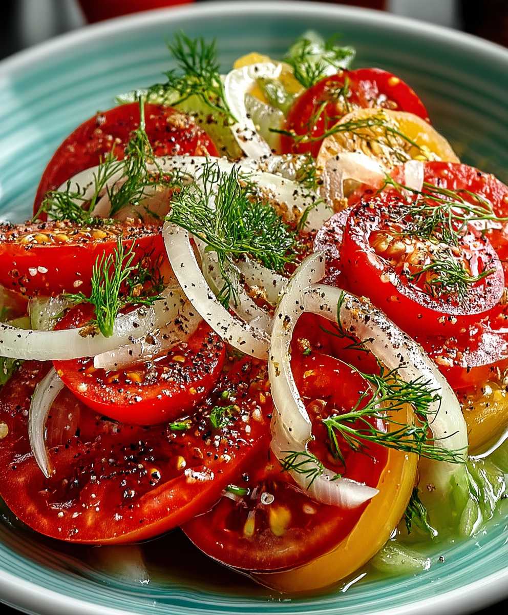 Tomato fennel salad