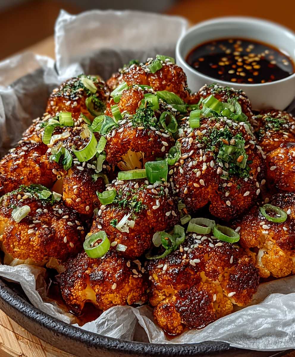 Korean baked cauliflower