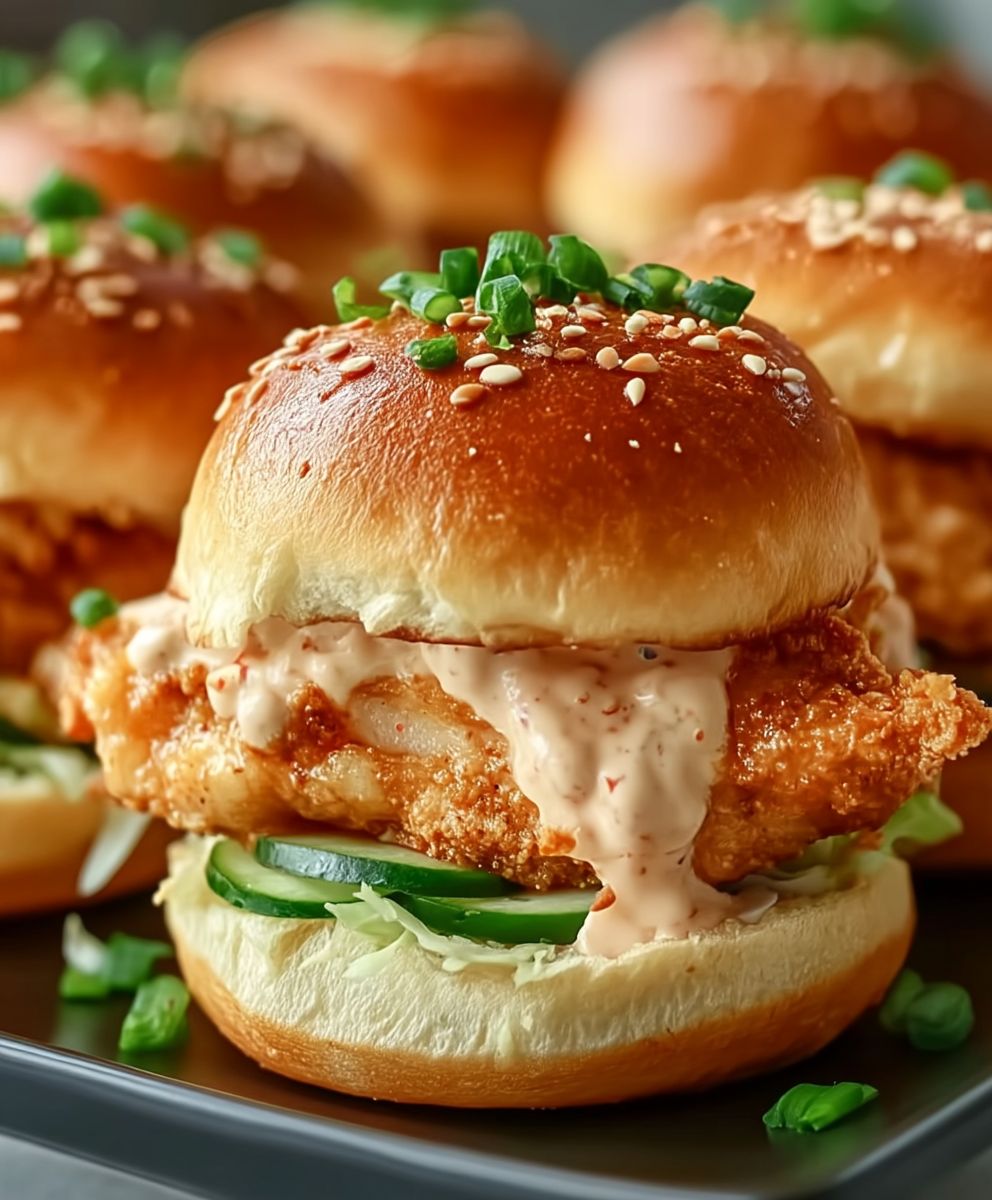 Bang Bang Chicken Sliders