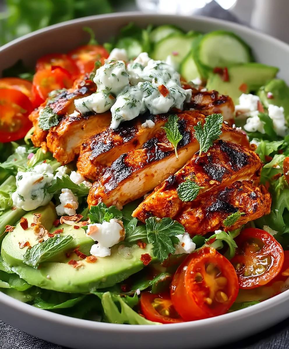Harissa Chicken Salad