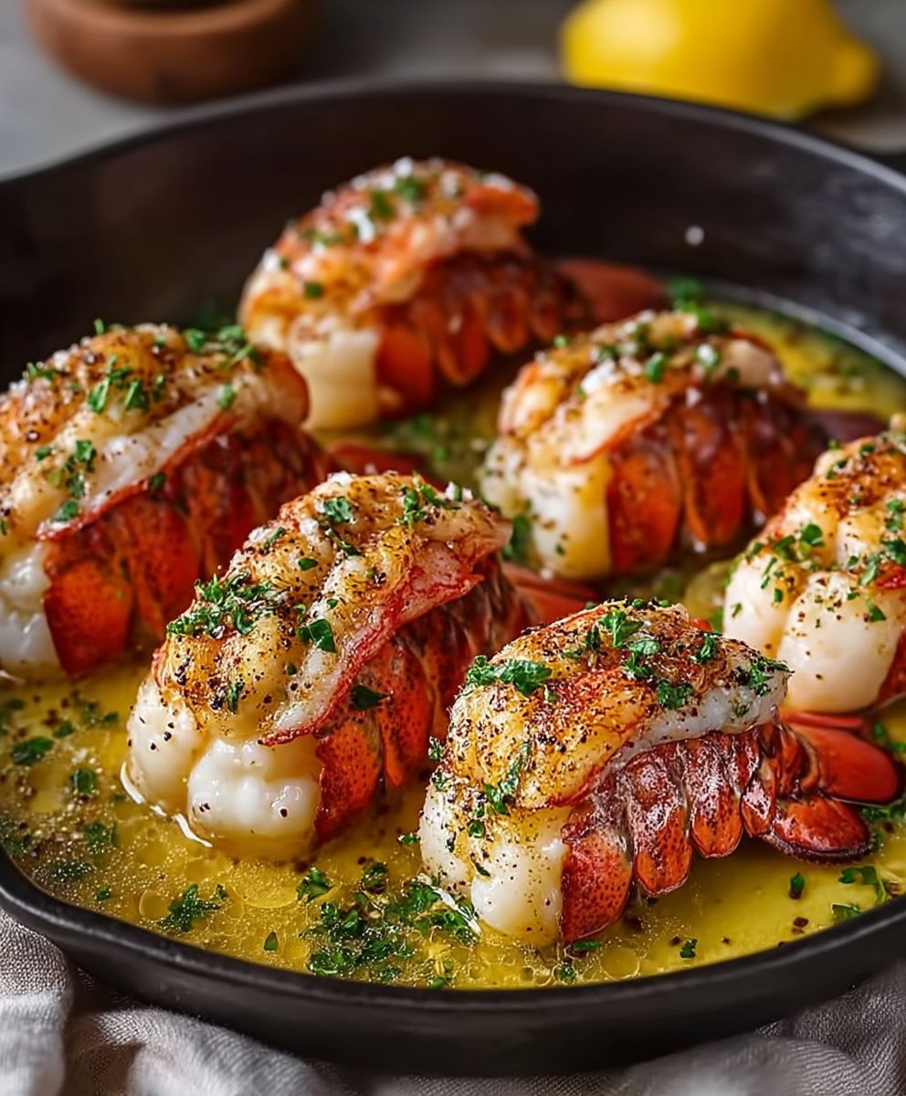 Butter Poached Lobster Tails