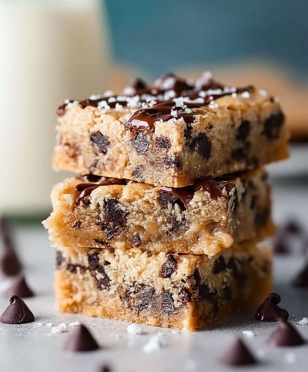 Chocolate chip cookie bars