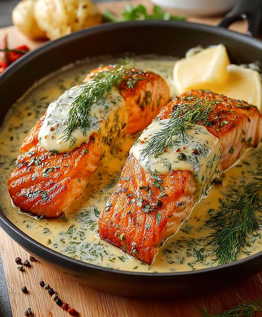 Sauces for salmon