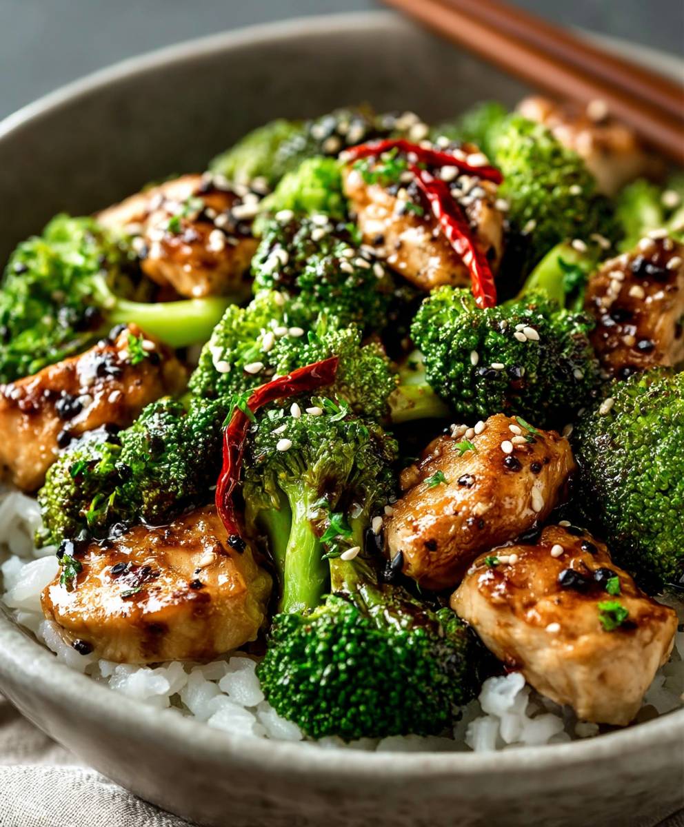 Chicken broccoli stir fry