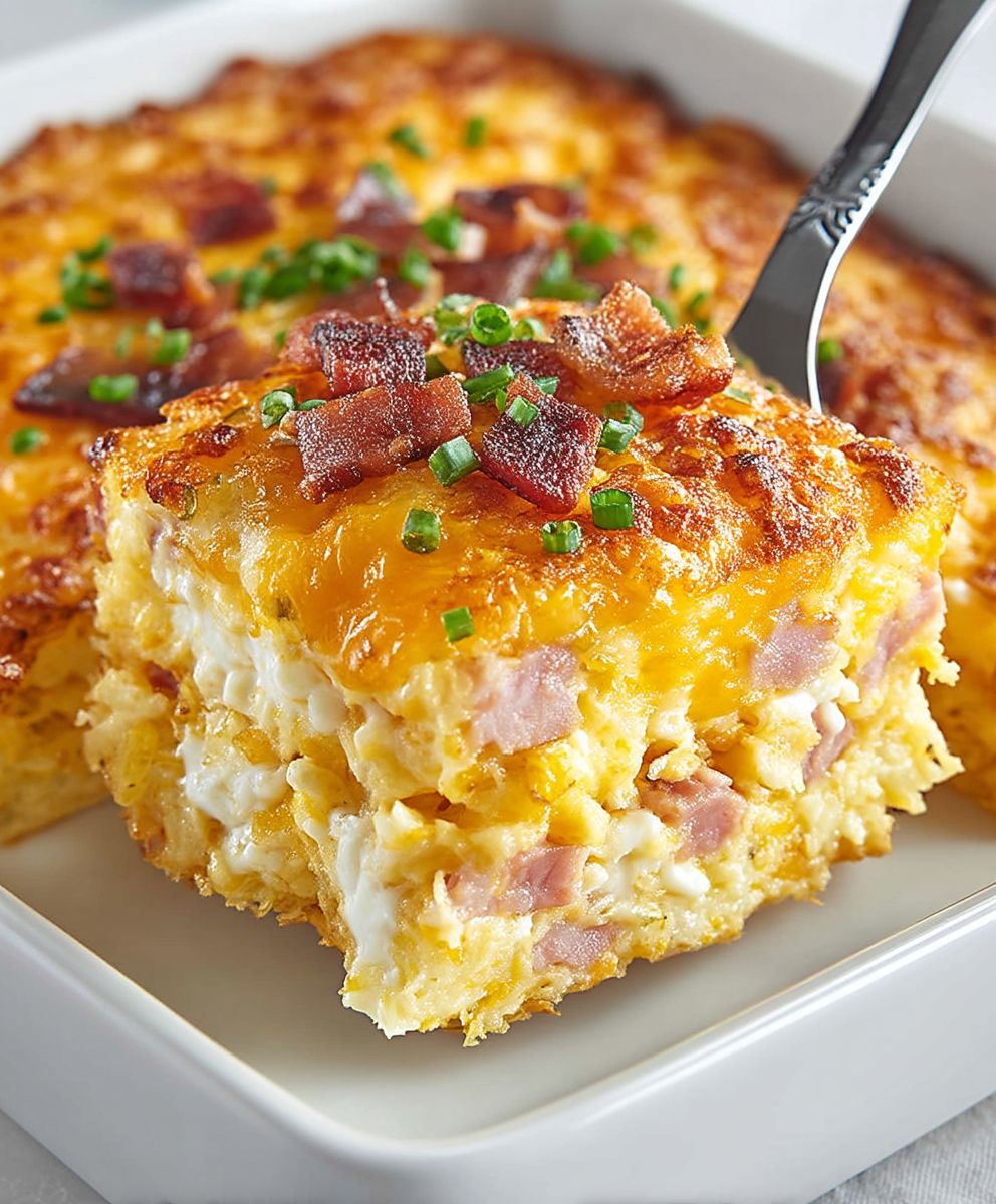Cheesy Hashbrown Breakfast Casserole