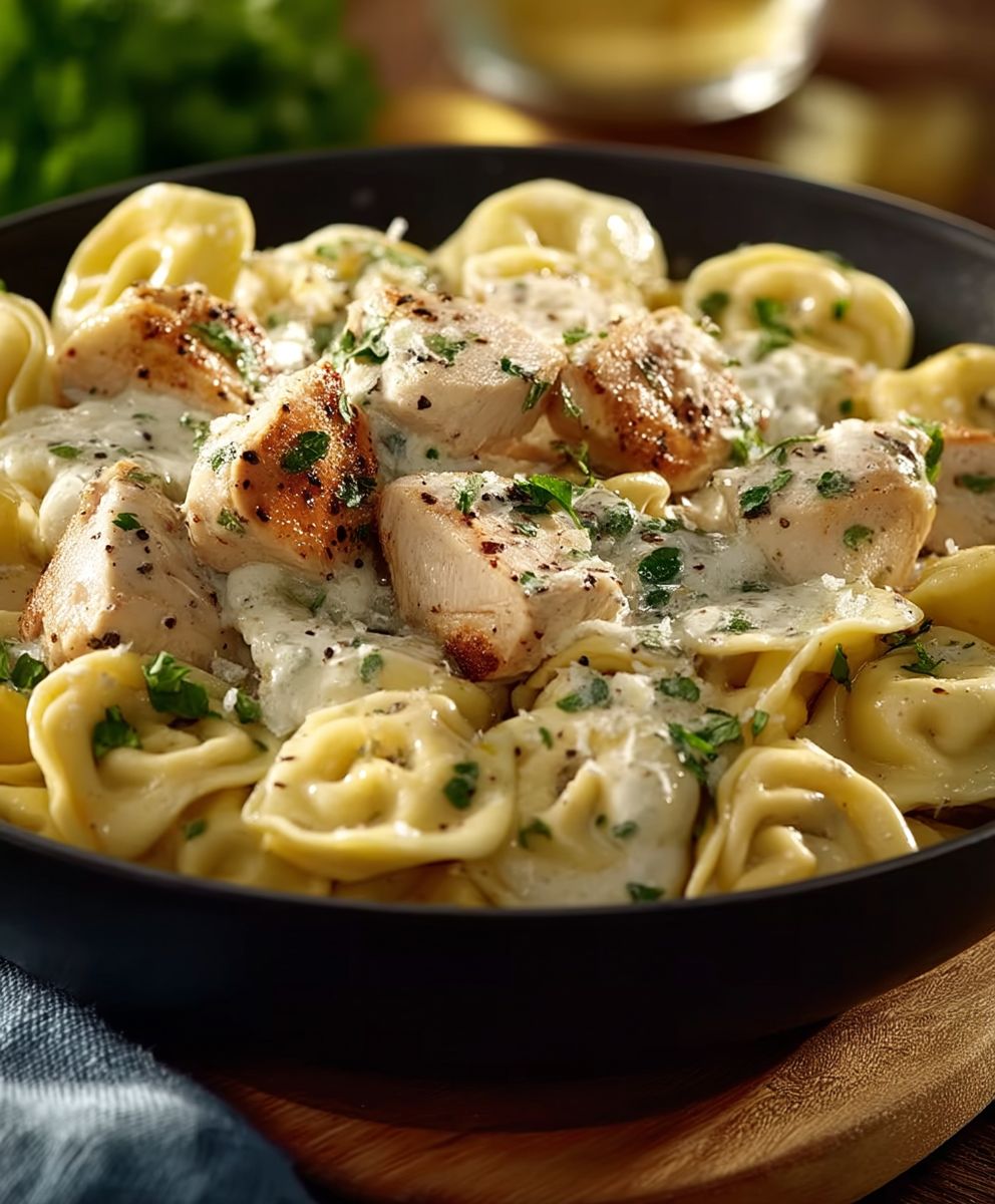 Chicken Tortellini Alfredo