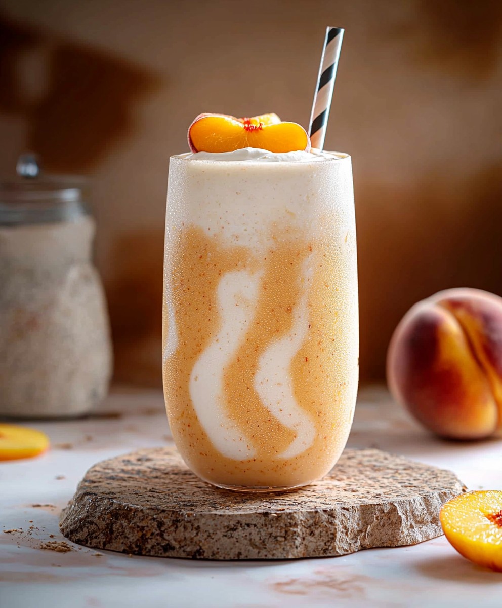Peaches and Cream Smoothie