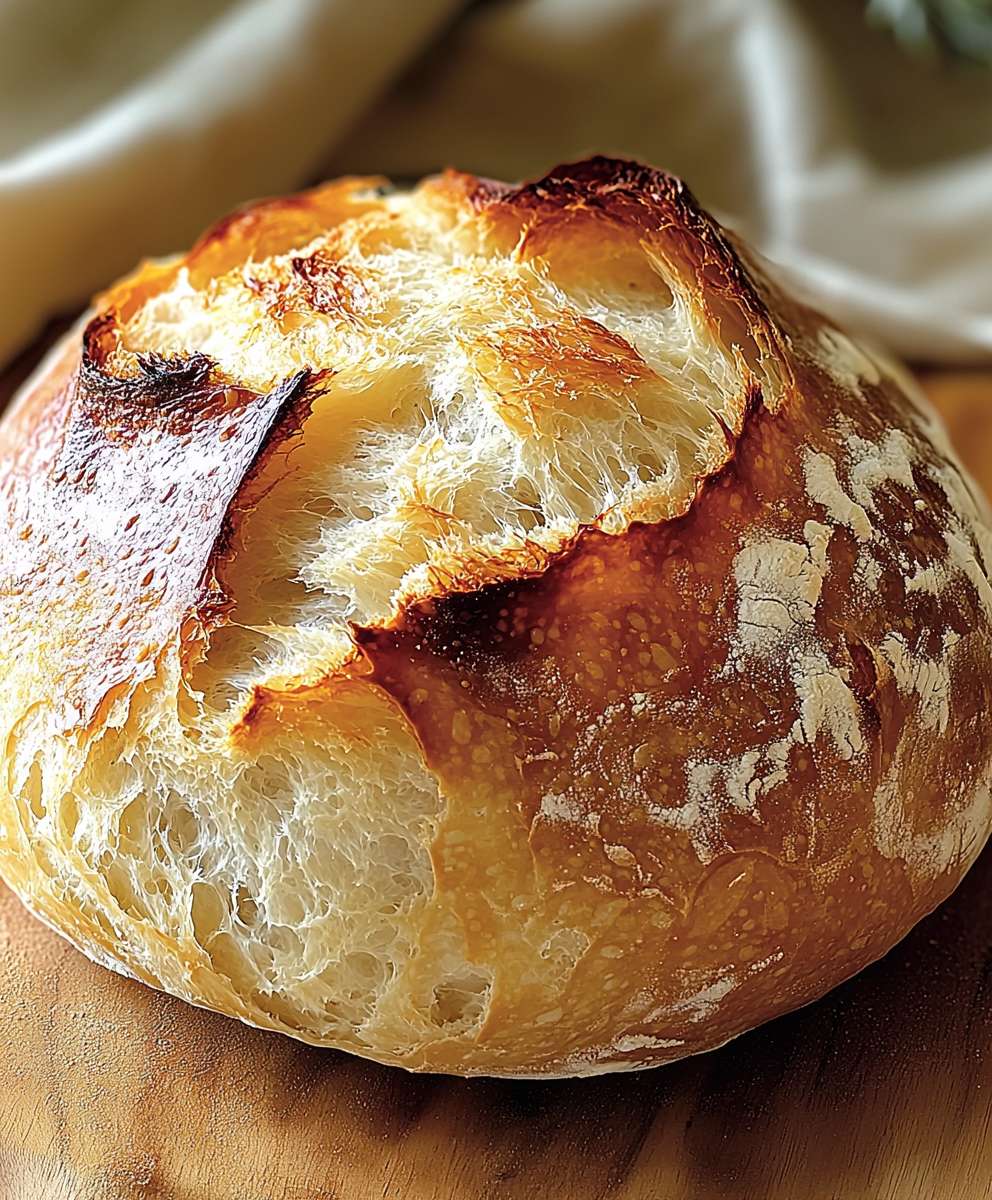 Easy No Knead Bread