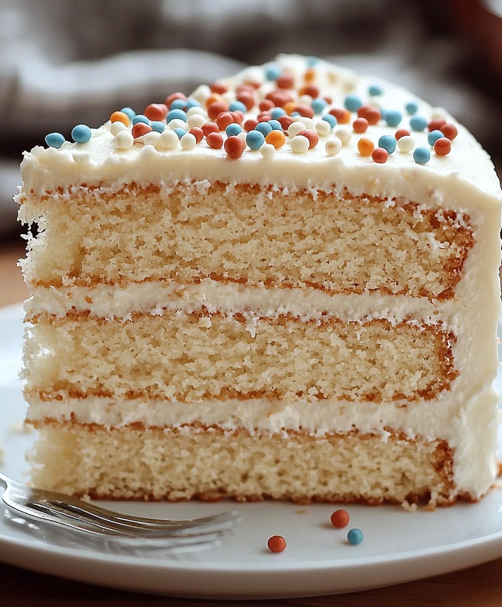 Moist Vanilla Layer Cake