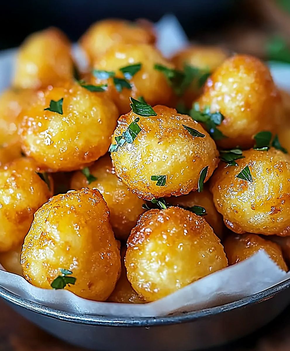 Keto fried cheese balls