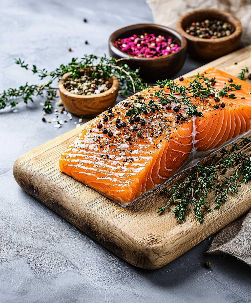 Saumon gravlax chef etoile