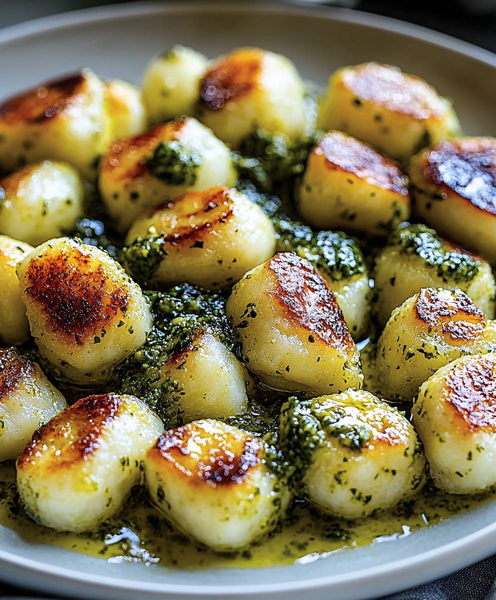 Cauliflower Gnocchi Pesto