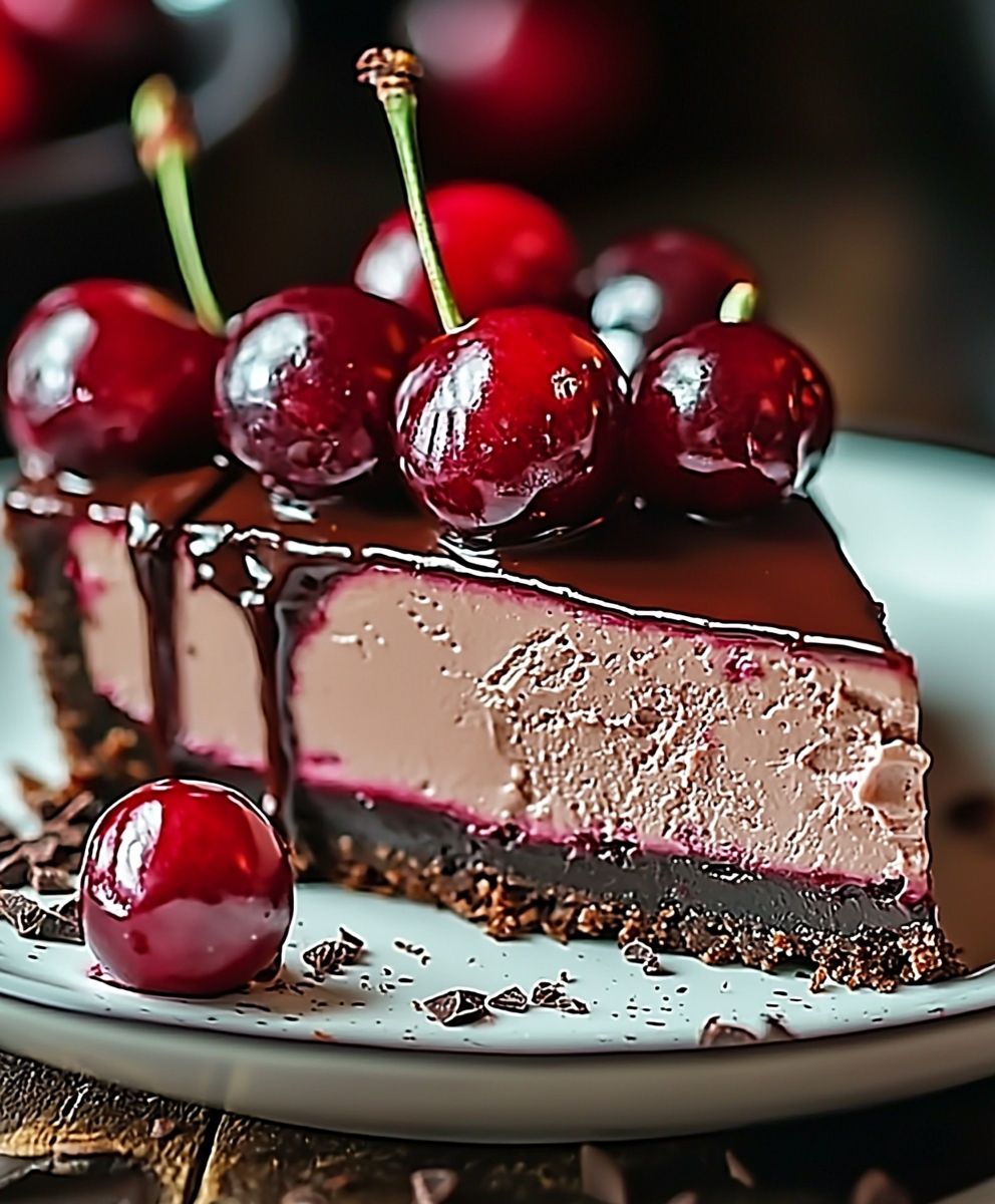Cherry Chocolate Cheesecake