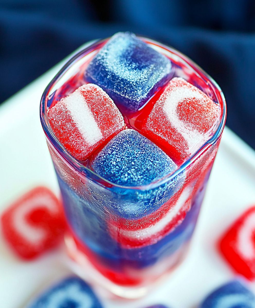 Red White Blue Ice