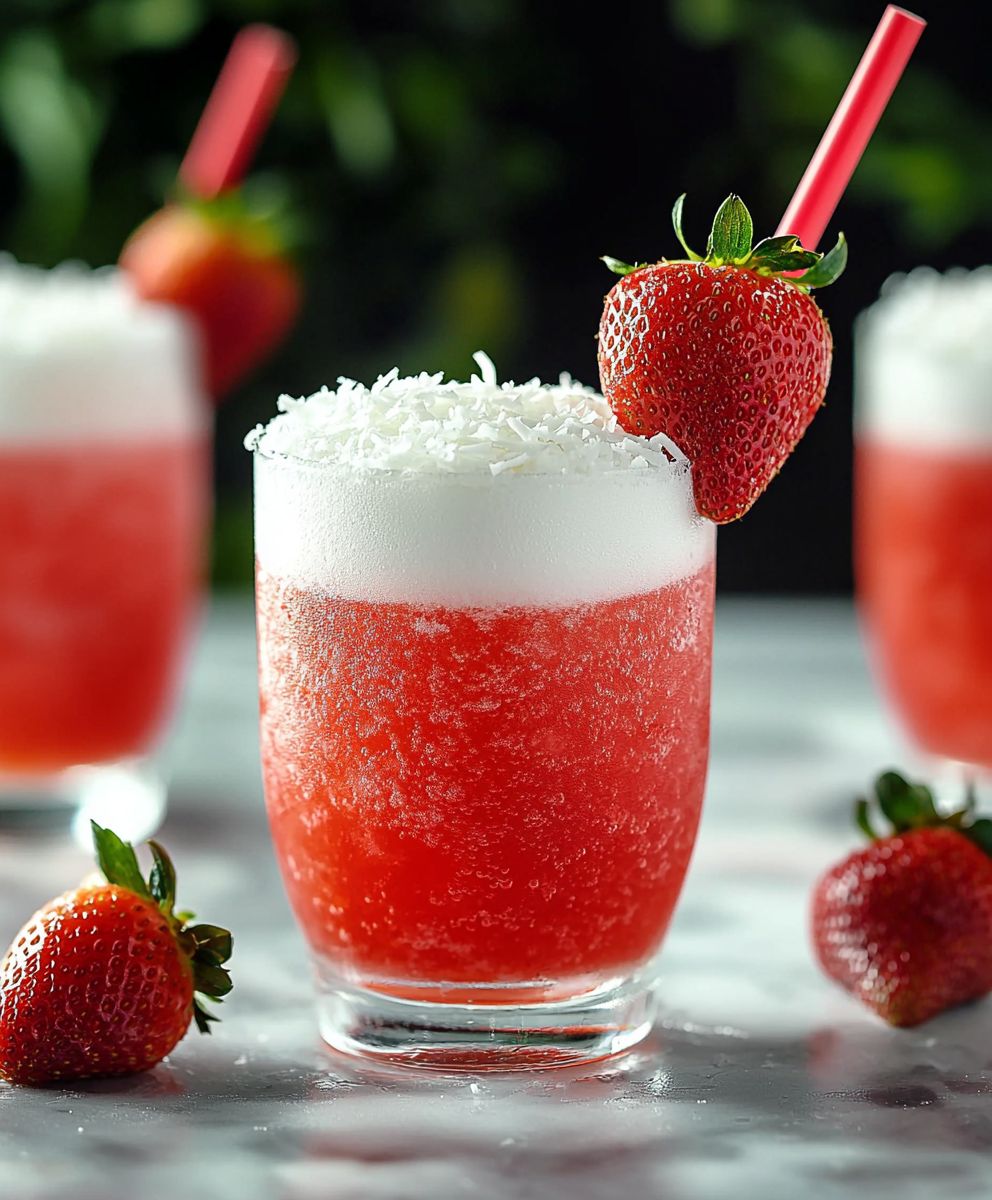 Strawberry Coconut Daiquiri