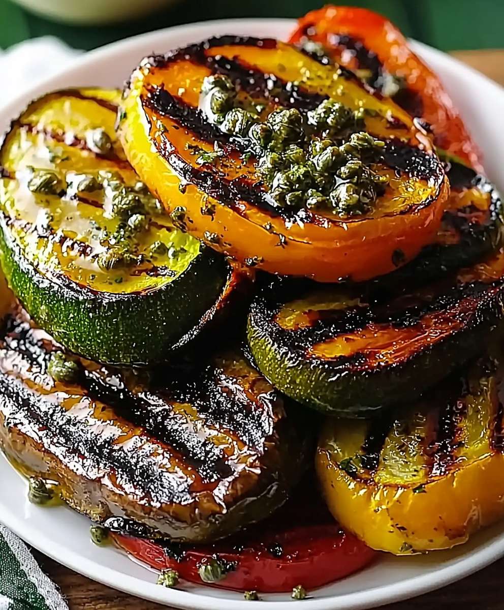 Grilled Nectarines Burrata Honey