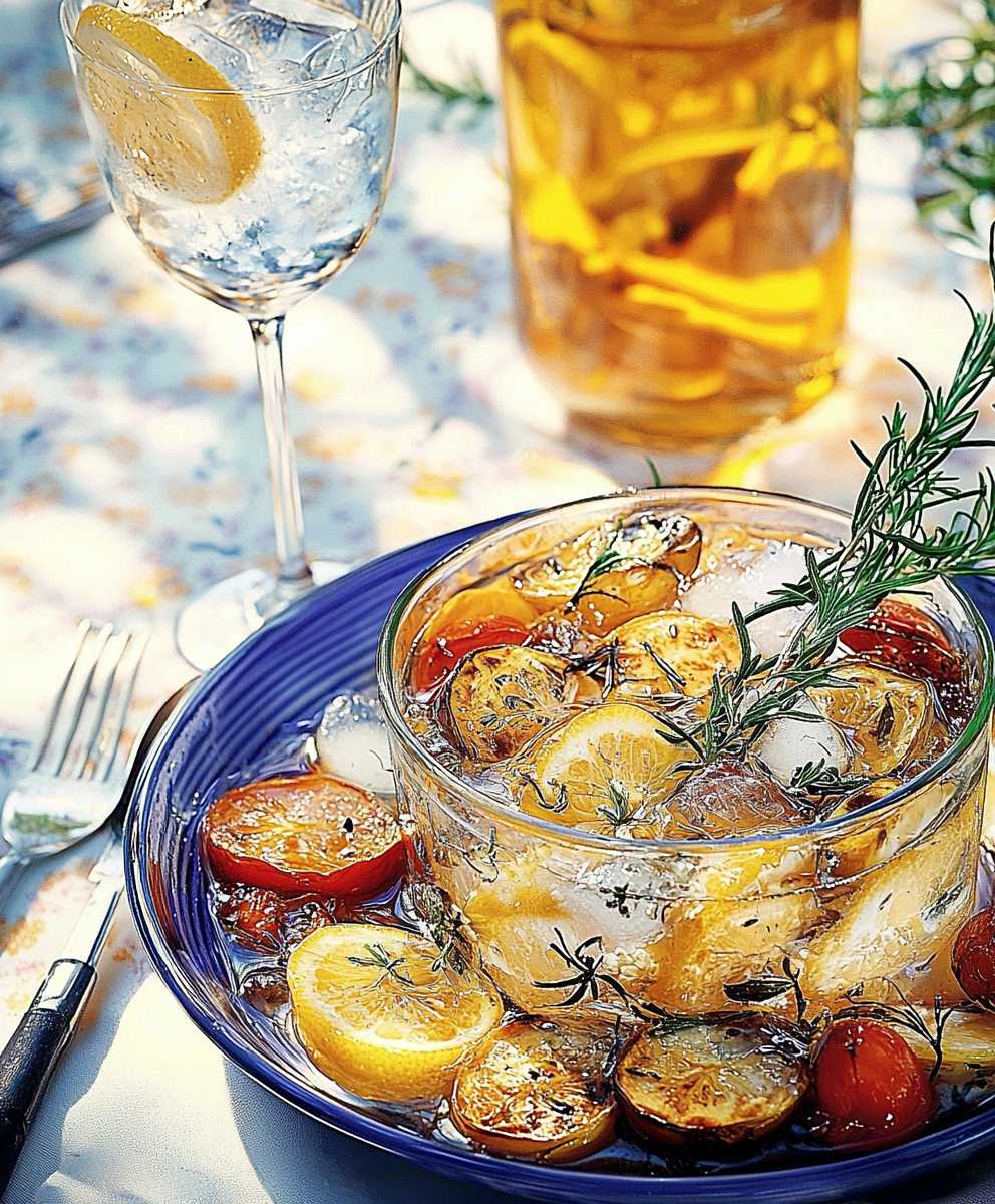 Provencal infused water