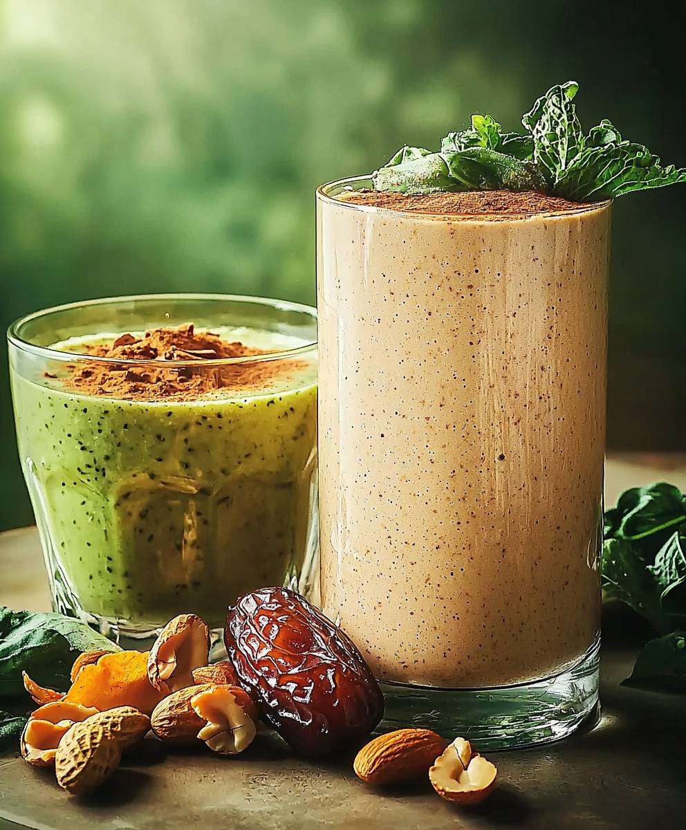 Almond milk smoothie