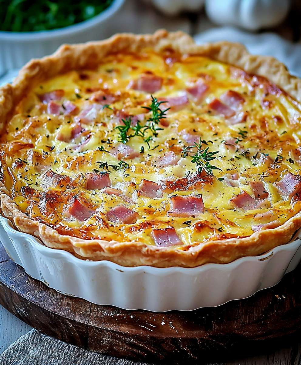Ham and Cheese Quiche