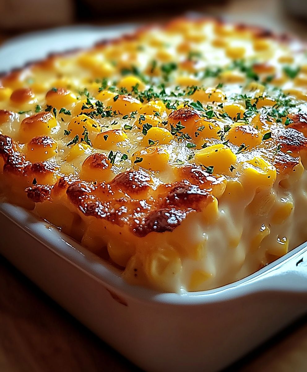 Honey Glazed Corn Casserole