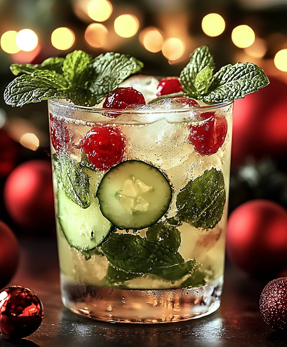 Christmas Mojito Cocktail