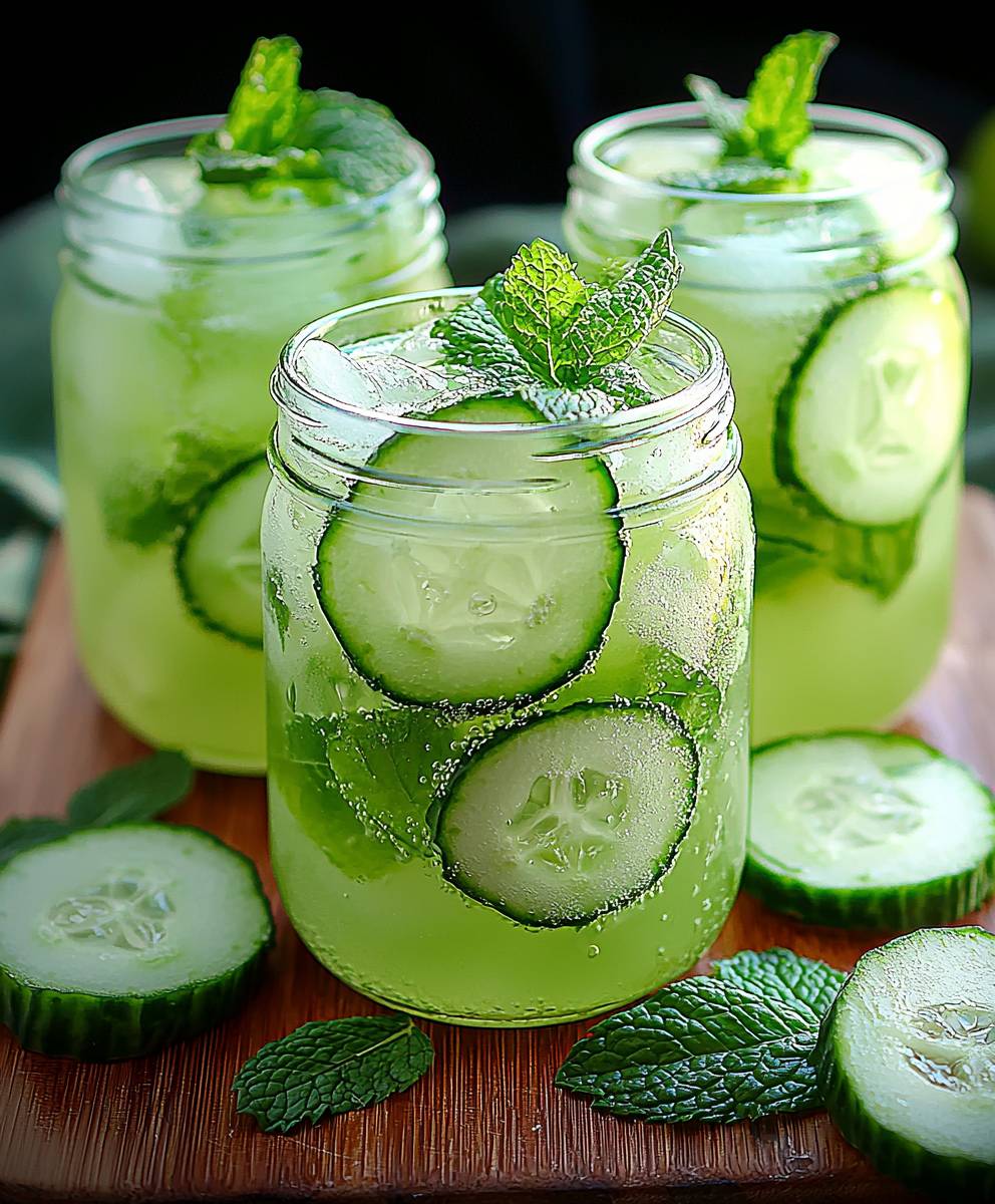 Cucumber Mint Lime Drink