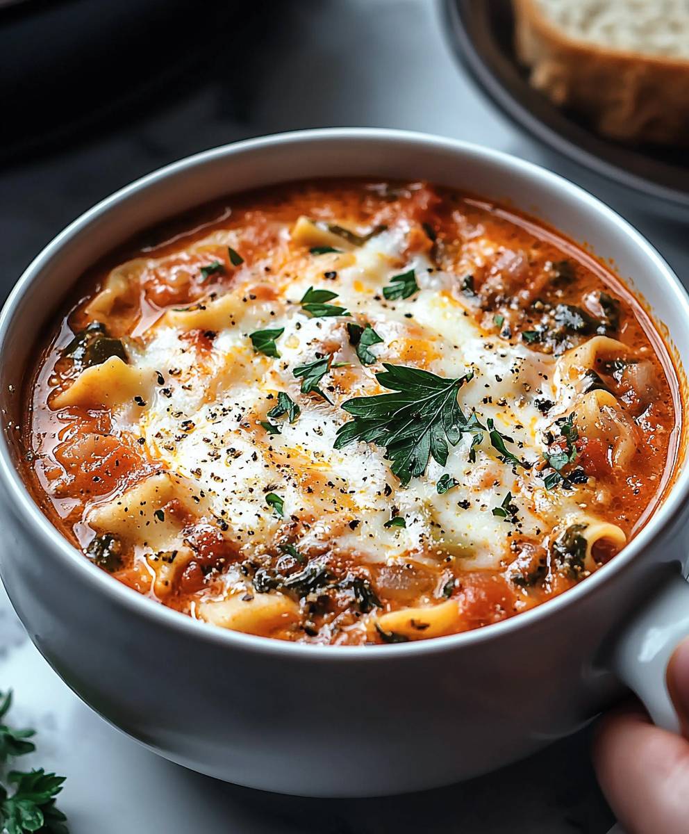 Instant Pot Lasagna Soup