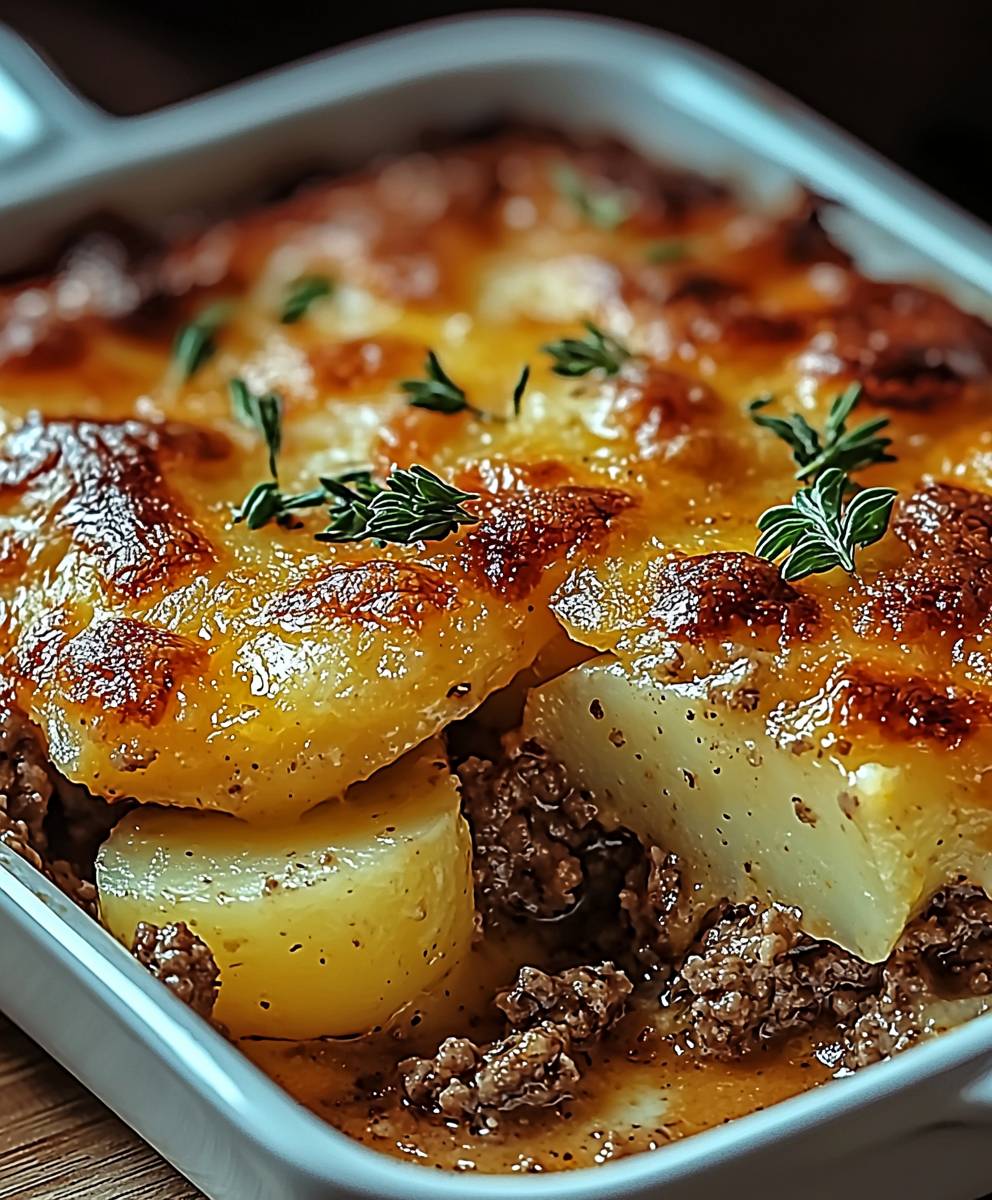 Hamburger potato casserole