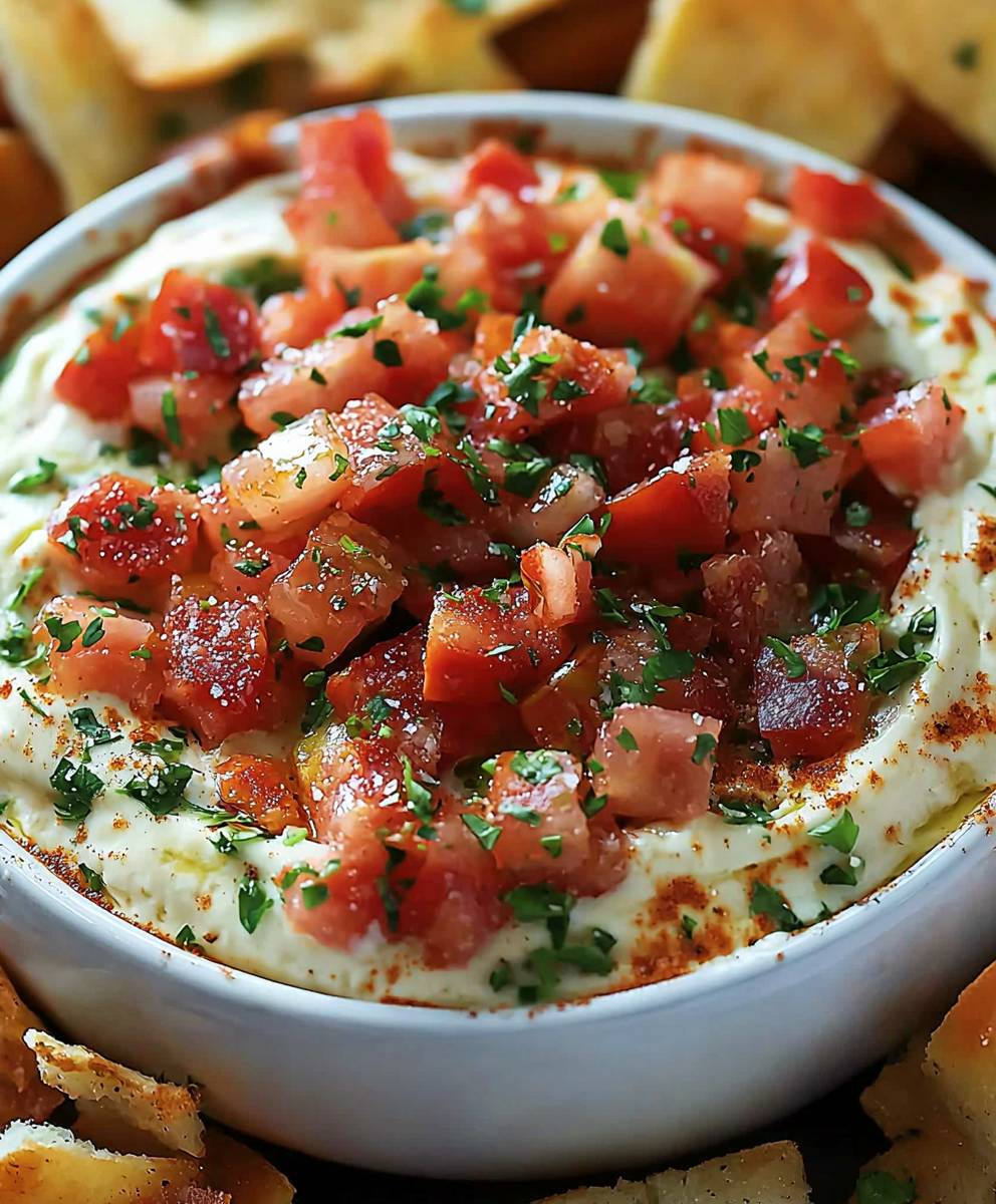 BLT dip appetizer