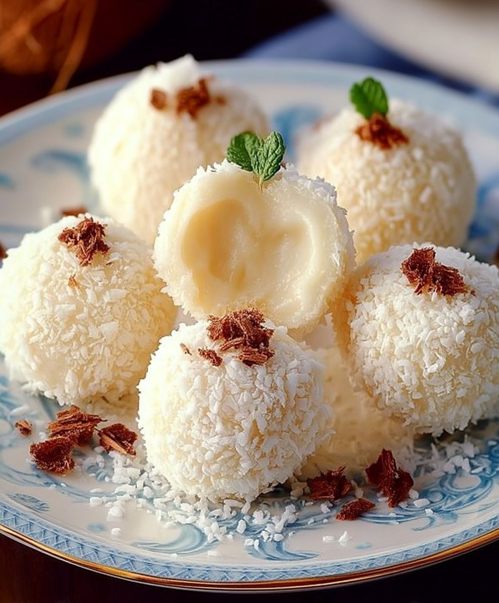 Coconut cream balls