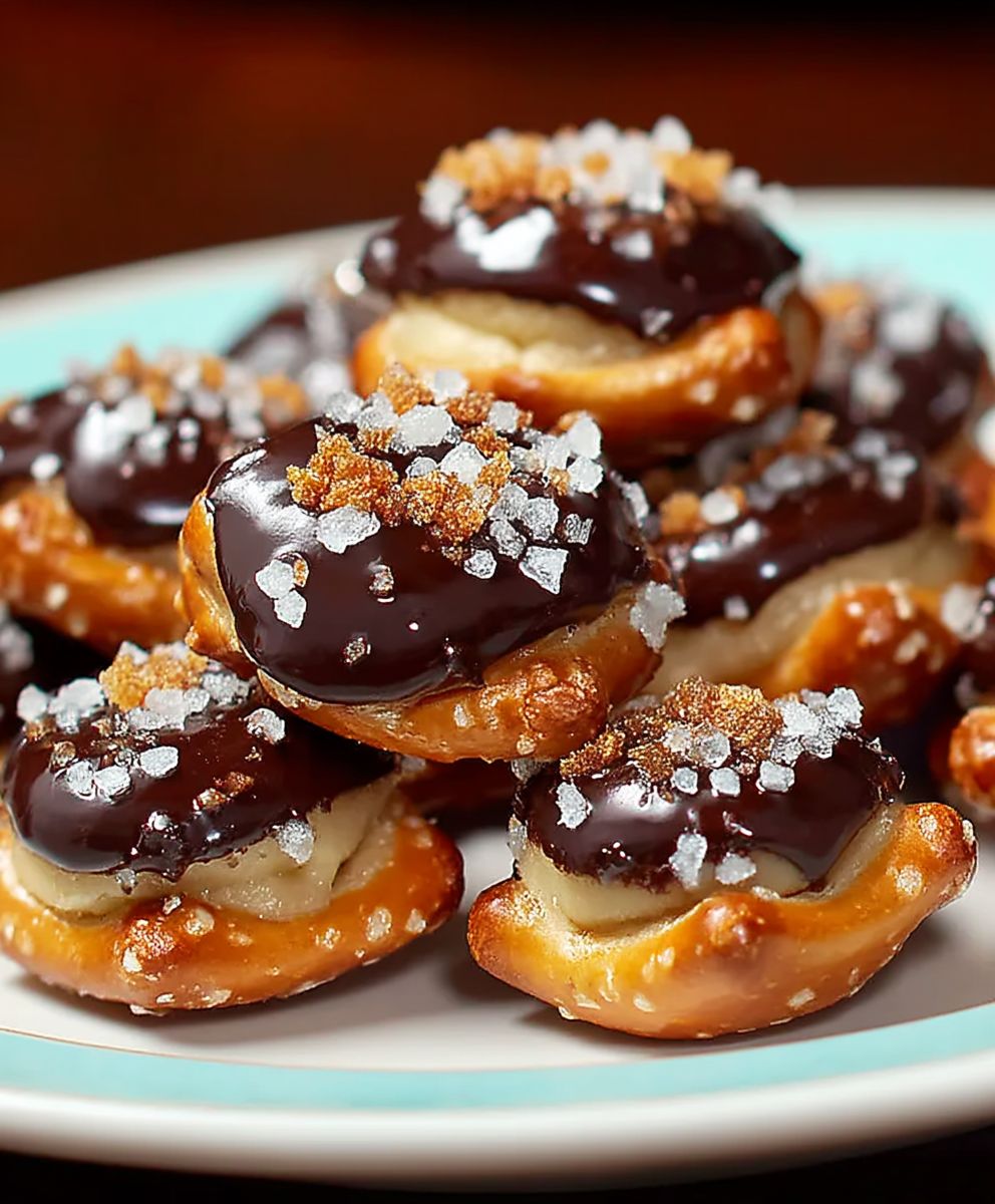 Cookie Dough Pretzel Bites