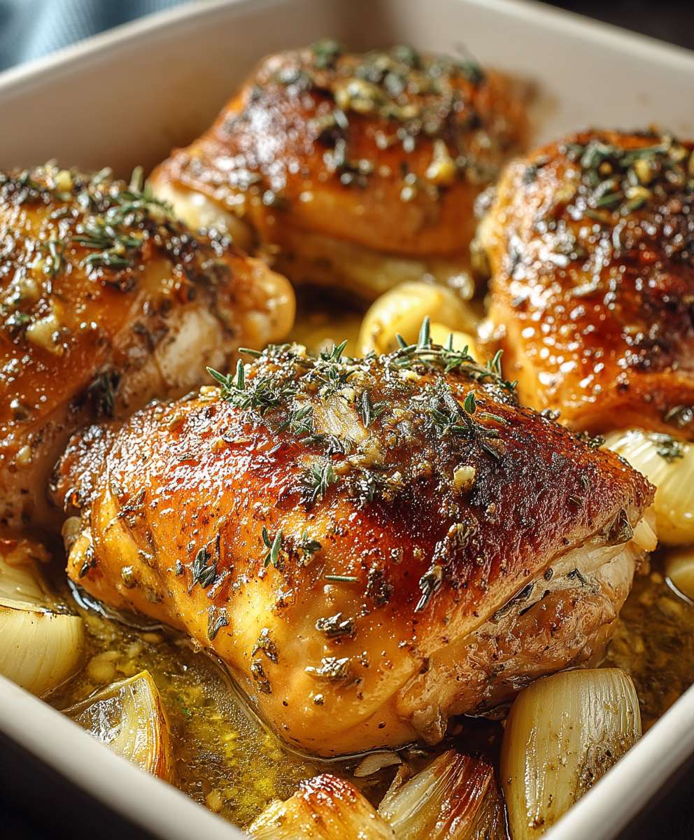 Garlic Chicken Oven Roasted