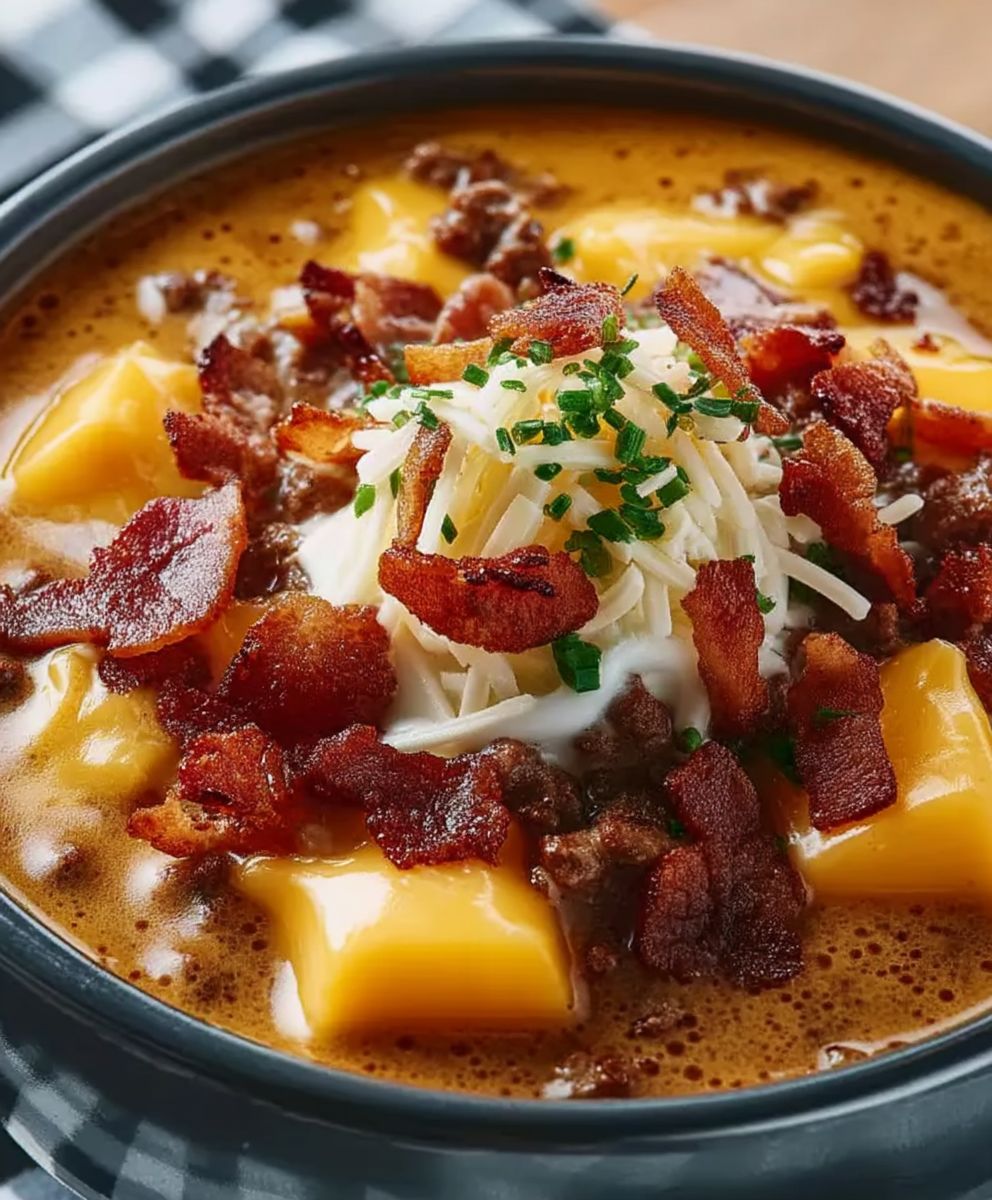 Bacon Cheeseburger Soup