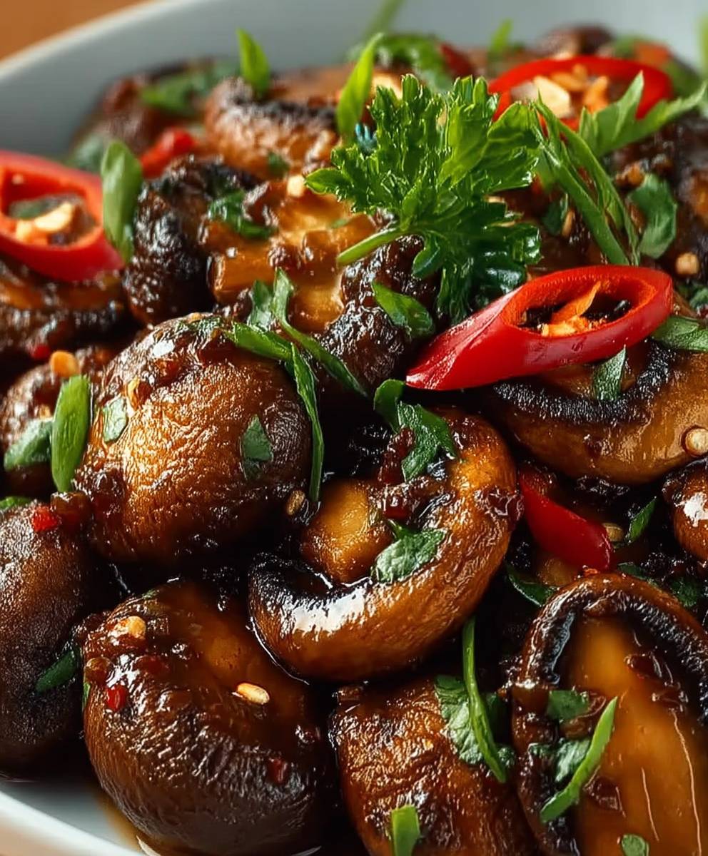 Chili Garlic Mushroom