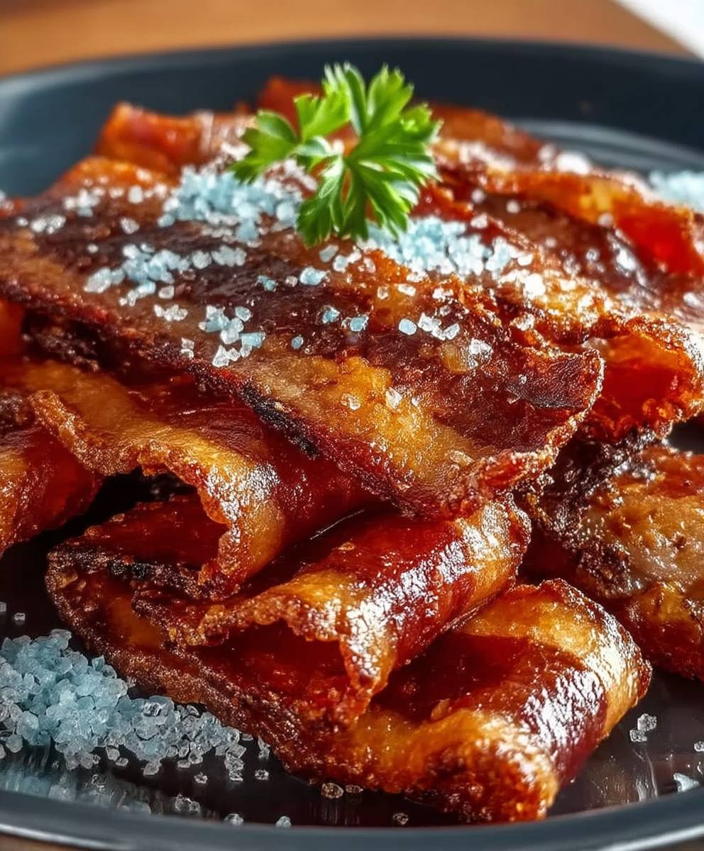 Vegan rice paper bacon