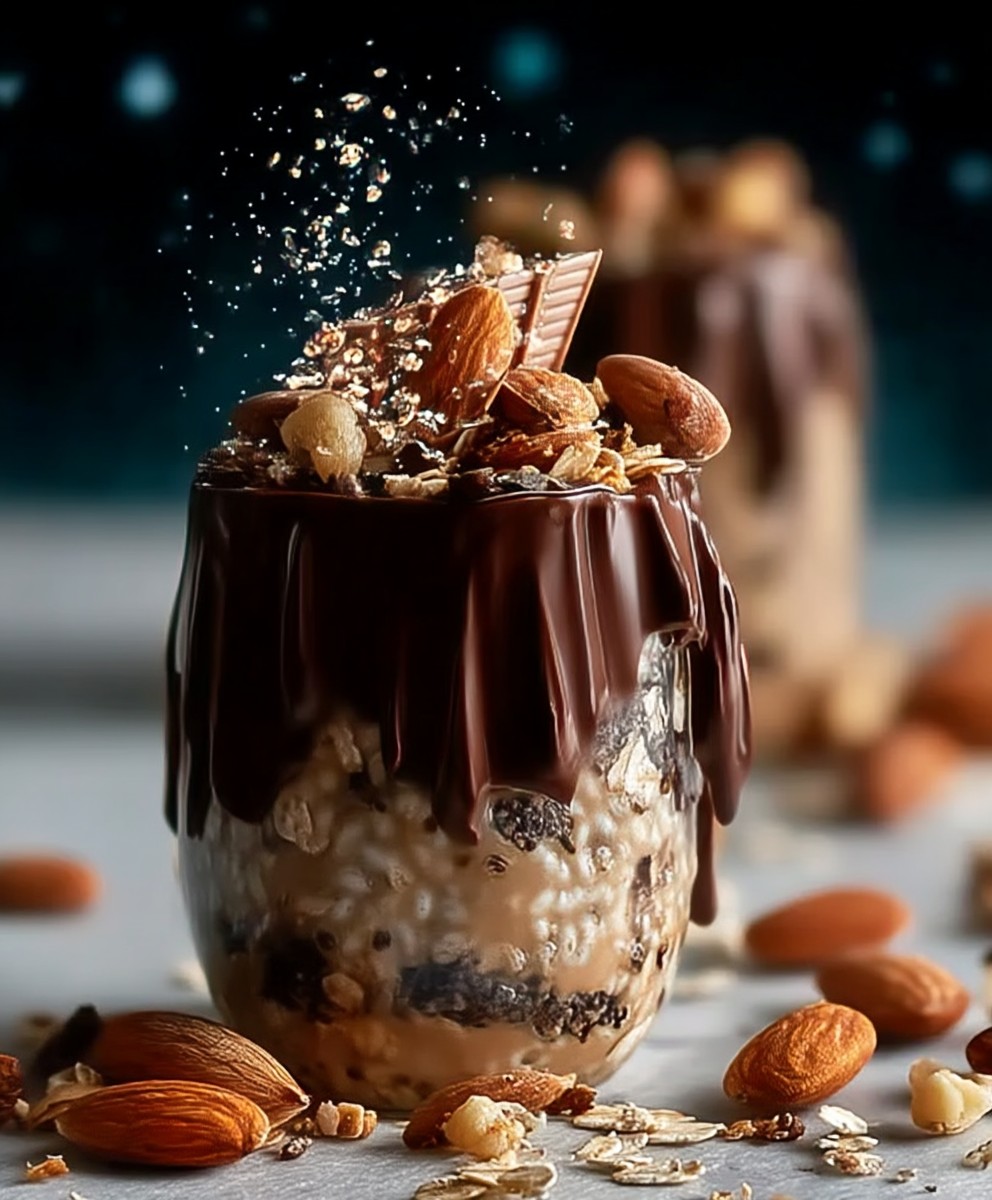 Almond Joy overnight oats