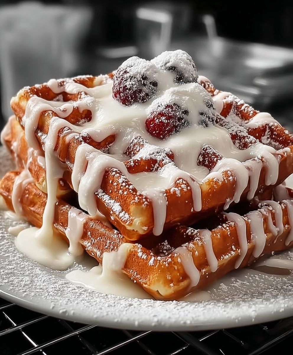 Cinnamon waffles