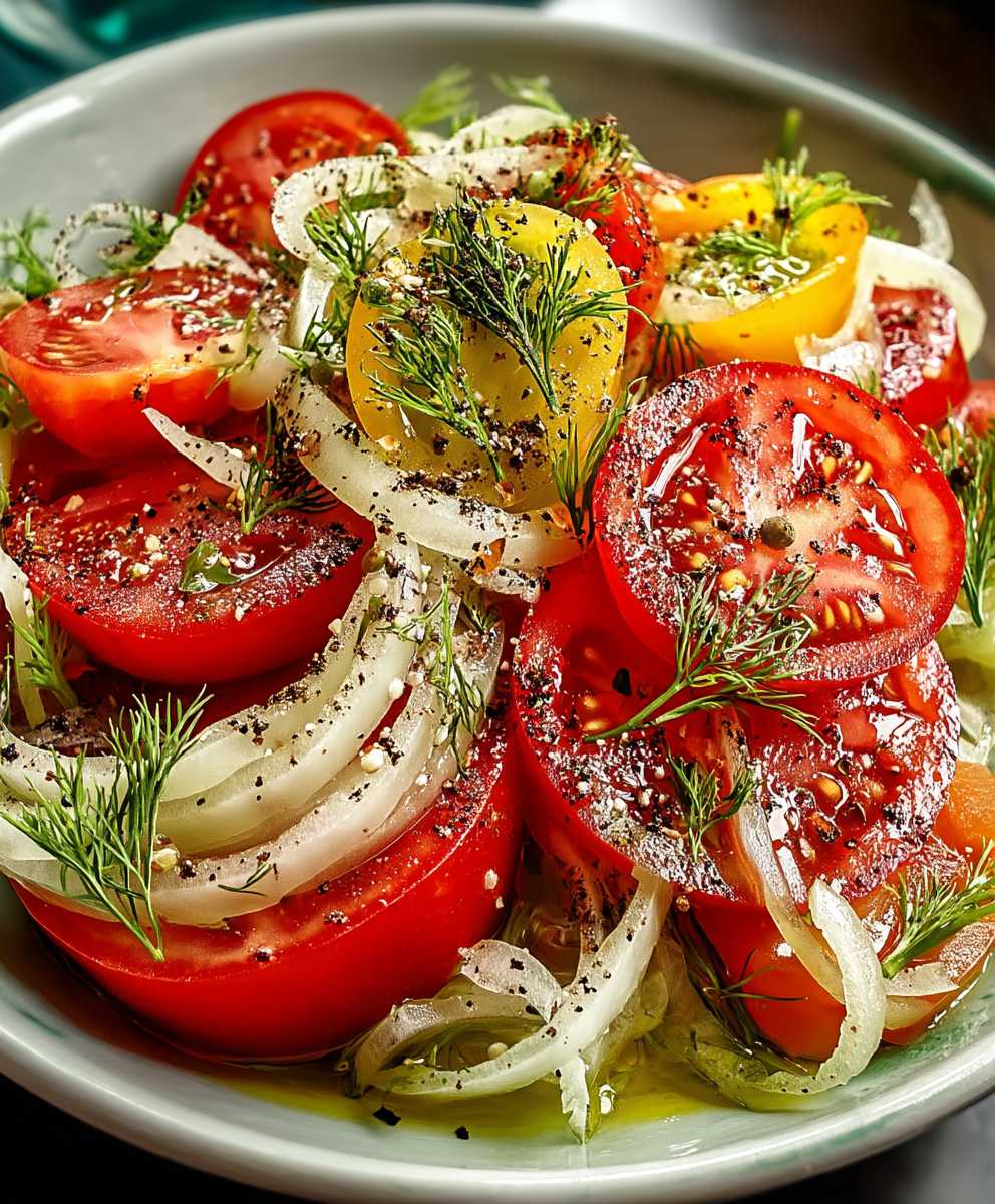 Tomato fennel salad