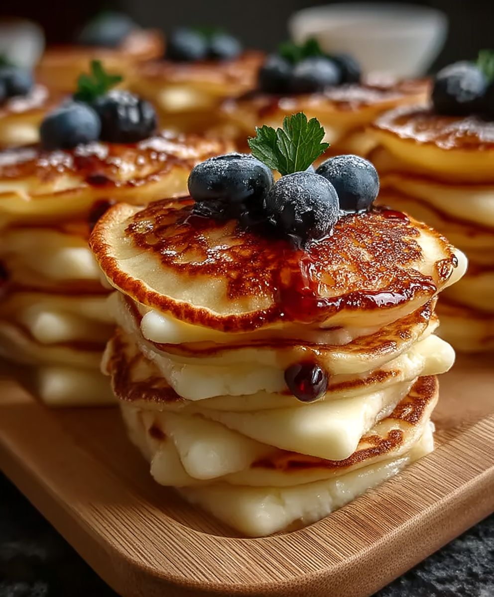 Pancake bites make ahead