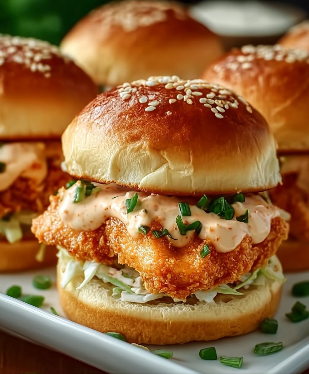Bang Bang Chicken Sliders