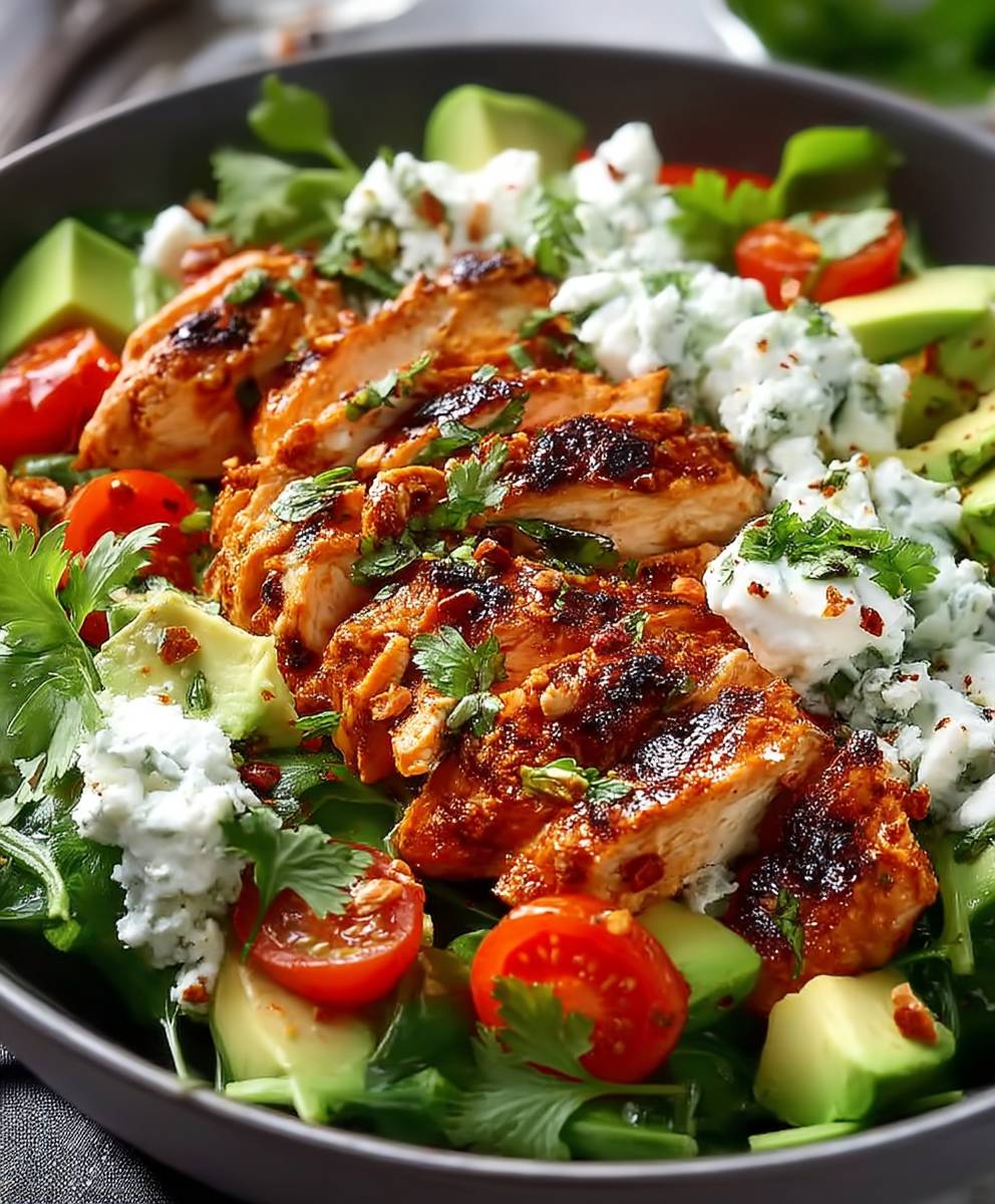 Harissa Chicken Salad