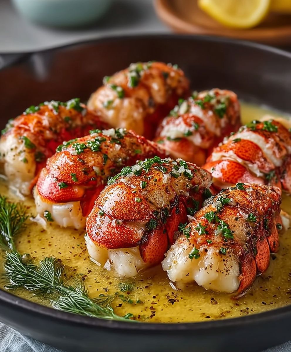 Butter Poached Lobster Tails