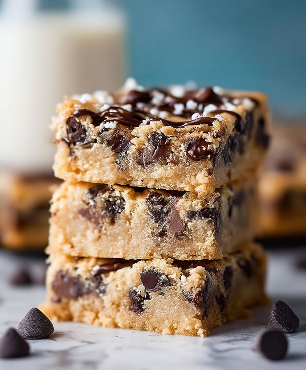 Chocolate chip cookie bars